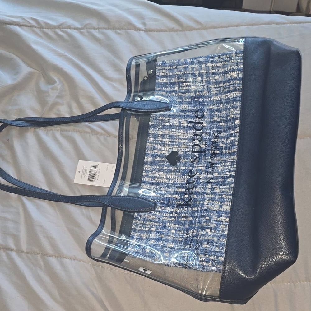 Kate Spade Ash See through Tweed blue multi